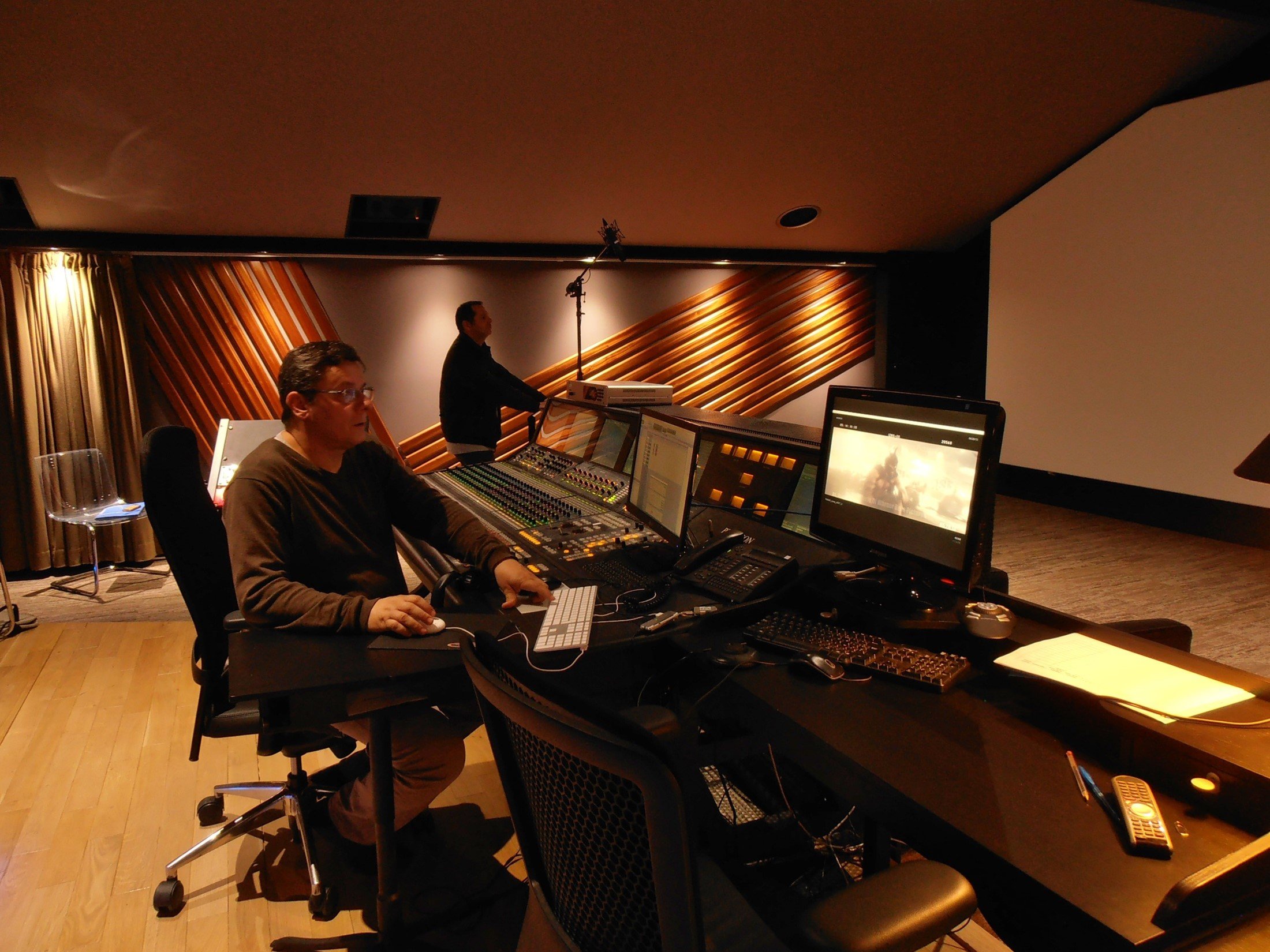 Cine Phase Post-production suite, Paris France